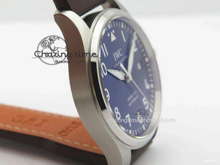 MIROTIME 0403 Mark XVIII Le Petit Prince IW327004 SS Mk Maker Best Edition Blue Dial On Brown Leather Strap A TimelessDesign 7296